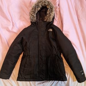 Girls North Face winter coat M 10/12